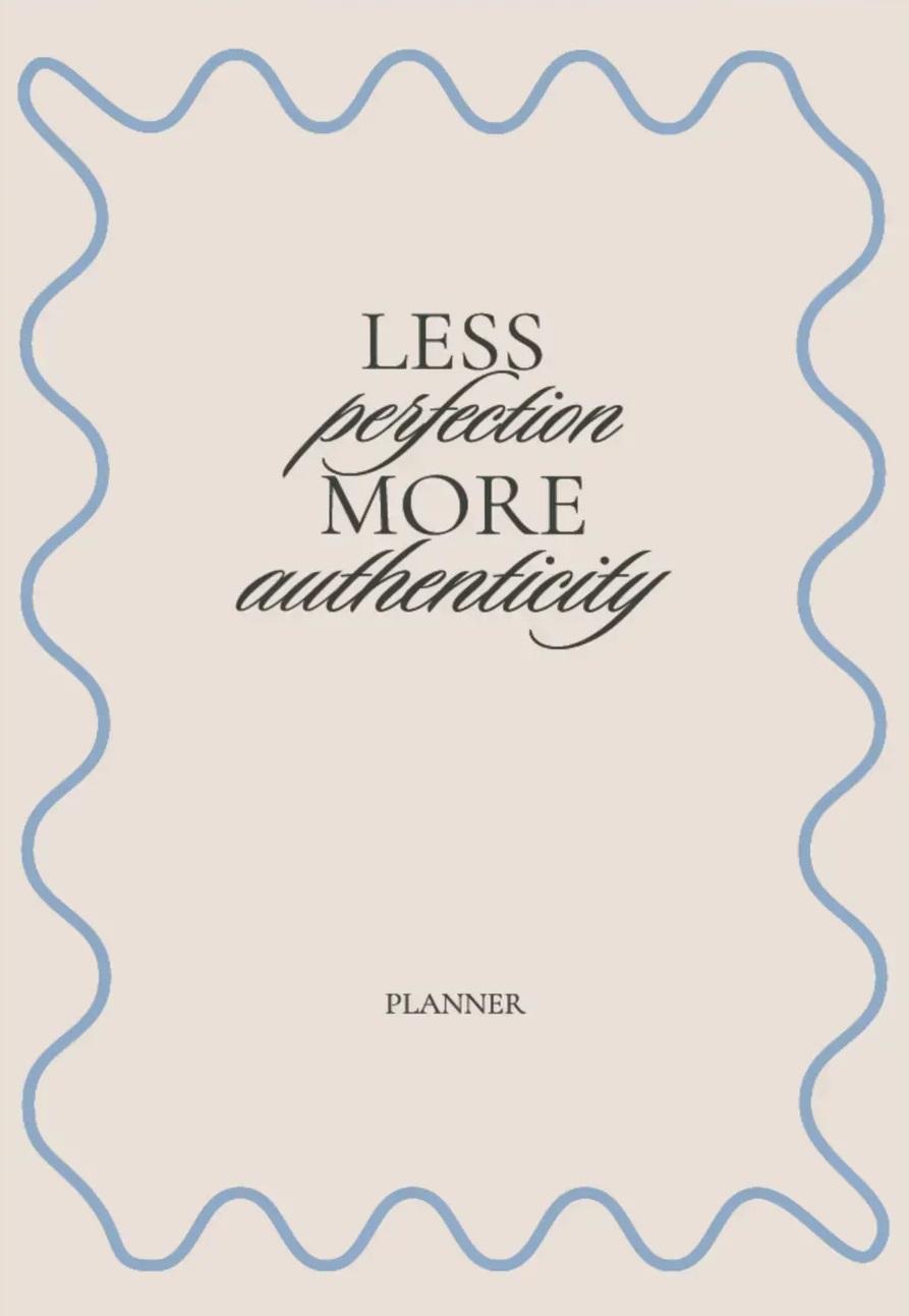 Планер «Authenticity»