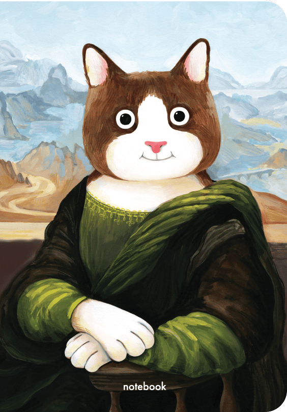 Обкладника "Блокнот "Кото Ліза"" Обкладинка "Блокнот "Кото Ліза""