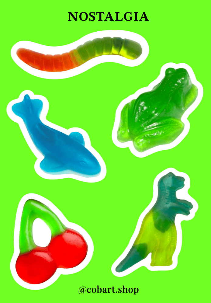 Обкладника "Стікерпак 3Д «Nostilgia»" - 1 Фото Превью "Стікерпак 3Д «Nostilgia»" - Фото №1