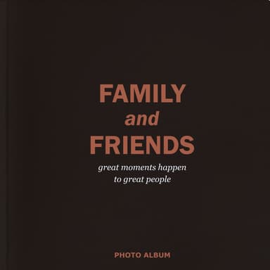 Фотоальбом  «Family and friends»