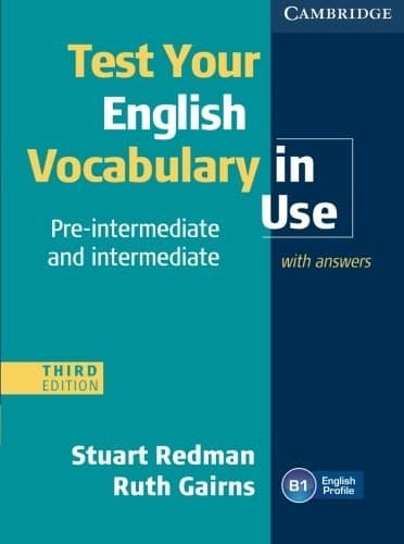 Обкладника "Test. Your English Vocabulary in Use (3rd Edition). Pre-intermediate Book with answers" Обкладинка "Test. Your English Vocabulary in Use (3rd Edition). Pre-intermediate Book with answers"