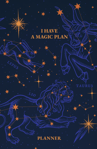 Блокнот для планування «I HAVE A MAGIC PLAN mini» синій