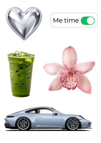 Стікерпак 3Д «Me time»