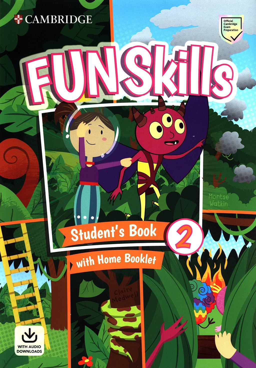 Обкладника "Fun Skills Level 2. Student's Book with Home Booklet and Downloadable Audio" Обкладинка "Fun Skills Level 2. Student's Book with Home Booklet and Downloadable Audio"