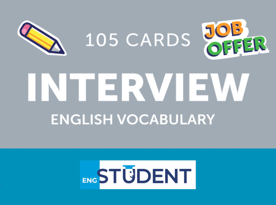 Обкладника "Картки для вивчення - Interview English Vocabulary" - 1 Фото Превью "Картки для вивчення - Interview English Vocabulary" - Фото №1
