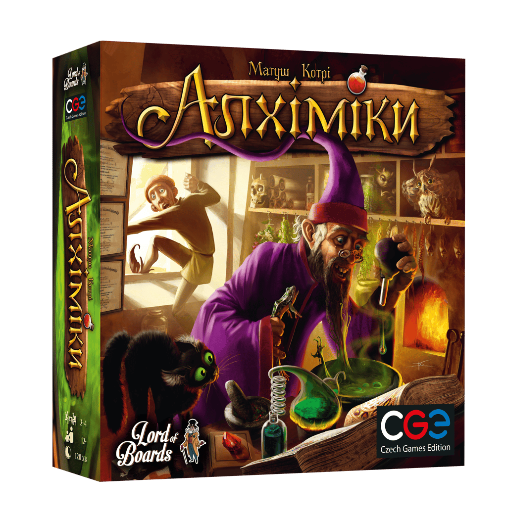 Обкладника "Настільна гра «Алхіміки»" Обкладинка "Настільна гра «Алхіміки»"