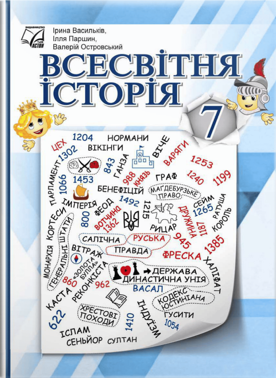 Всесвітня історія. Підручник для 7 класу