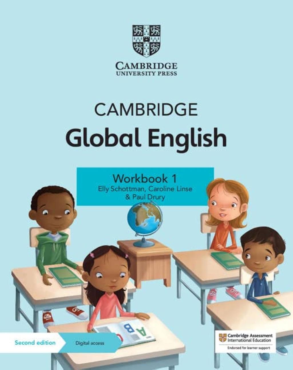 Обкладника "Cambridge Global English (2nd Edition). Workbook 1 with Digital Access (1 Year)" Обкладинка "Cambridge Global English (2nd Edition). Workbook 1 with Digital Access (1 Year)"