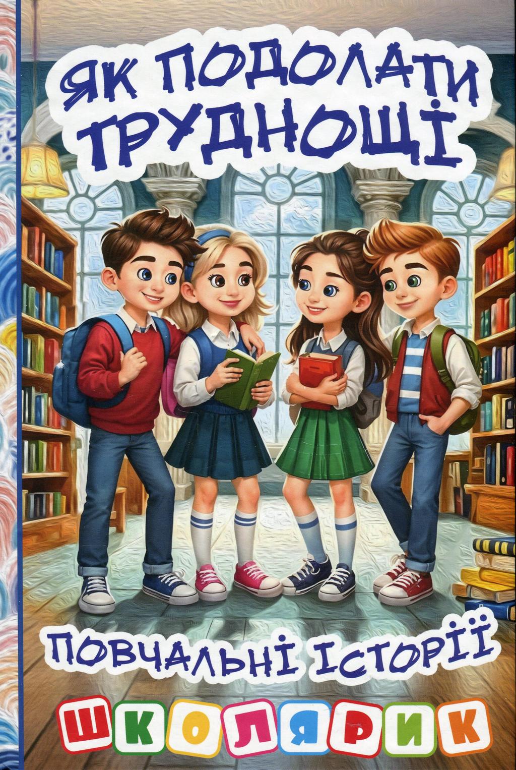 Обкладника "Школярик. Як подолати труднощі. Повчальні історії" Обкладинка "Школярик. Як подолати труднощі. Повчальні історії"