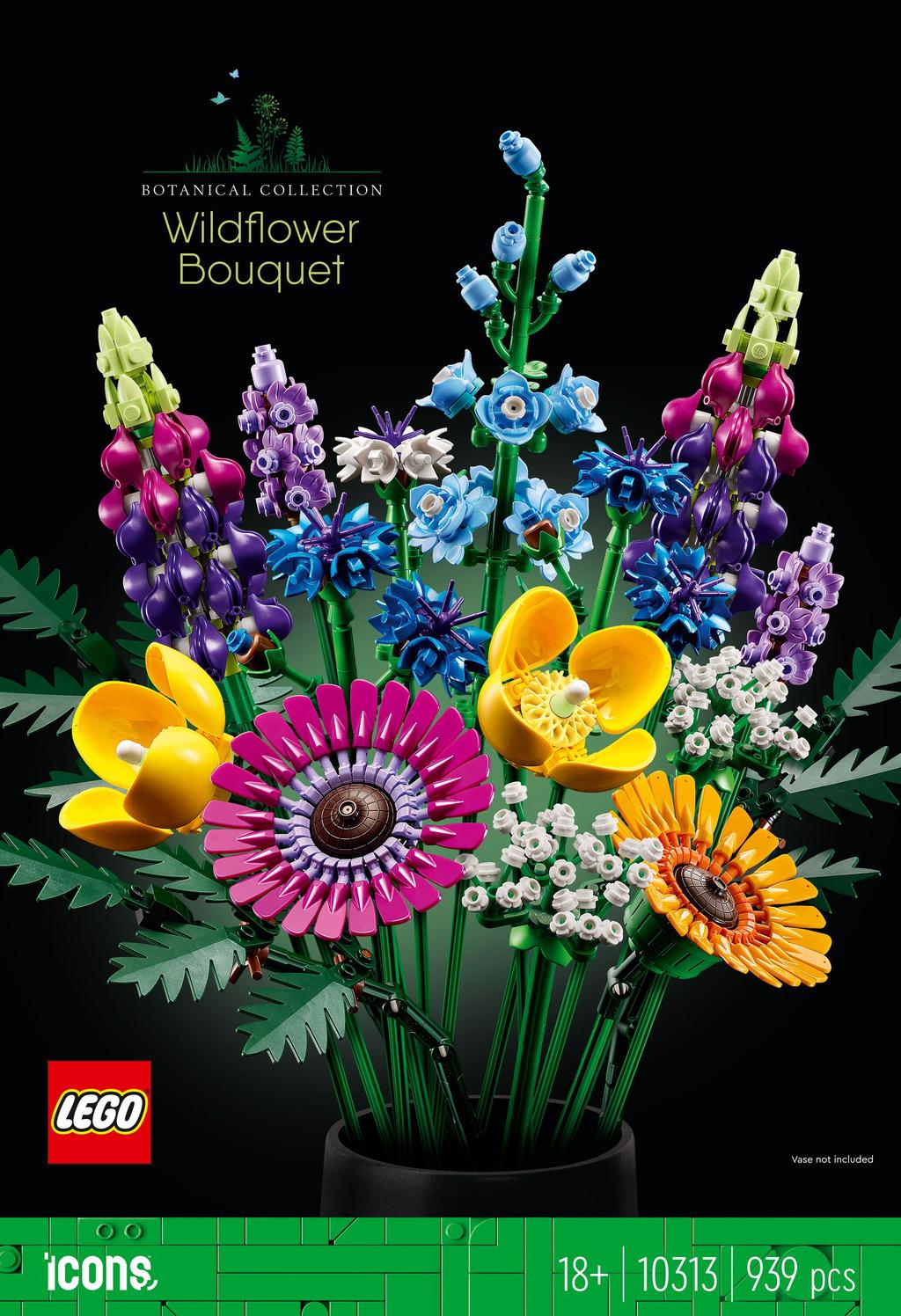 Обкладника "Конструктор LEGO Букет польових квітів" Обкладинка "Конструктор LEGO Букет польових квітів"