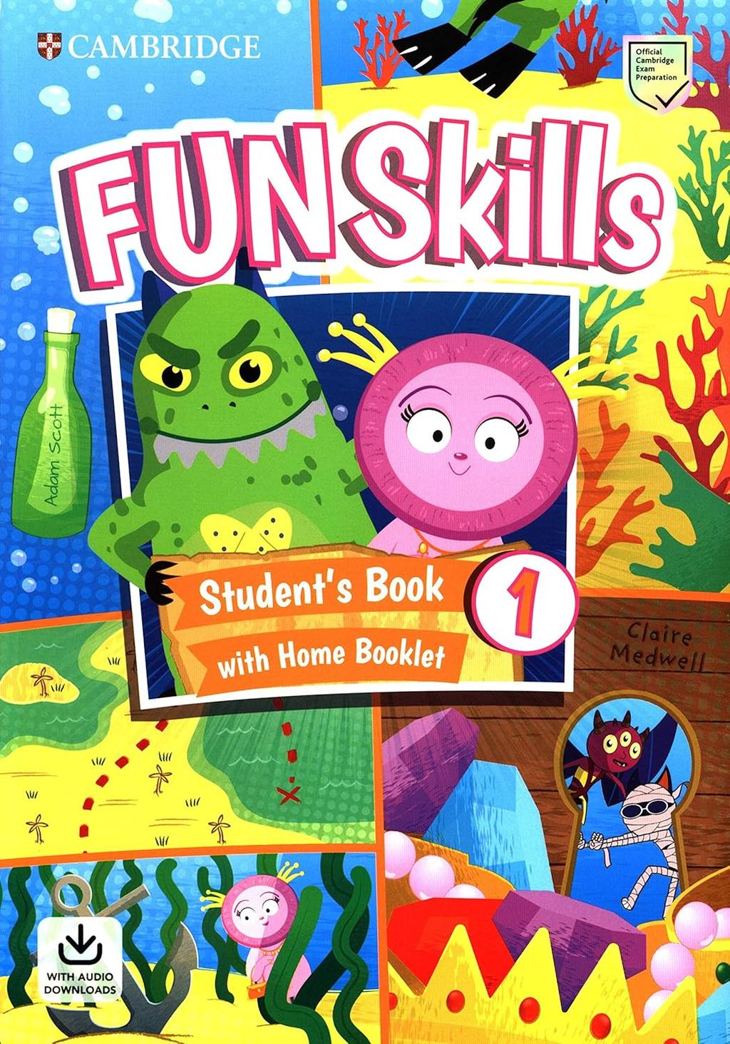Обкладника "Fun Skills Level 1. Student's Book with Home Booklet and Downloadable Audio" Обкладинка "Fun Skills Level 1. Student's Book with Home Booklet and Downloadable Audio"