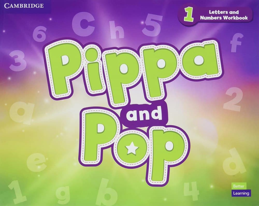 Обкладника "Pippa and Pop 1. Letters and Numbers Workbook" Обкладинка "Pippa and Pop 1. Letters and Numbers Workbook"