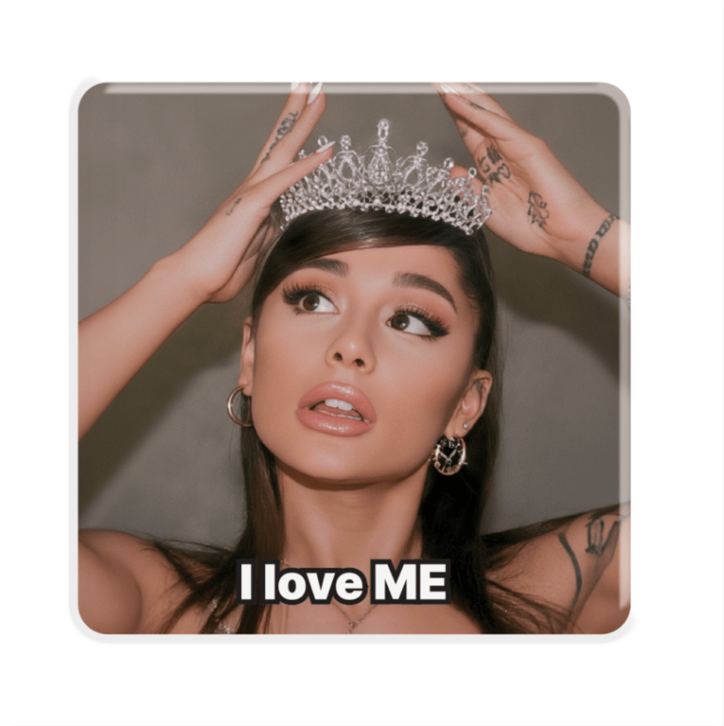 Обкладника "3D стікер «I love Me»" Обкладинка "3D стікер «I love Me»"