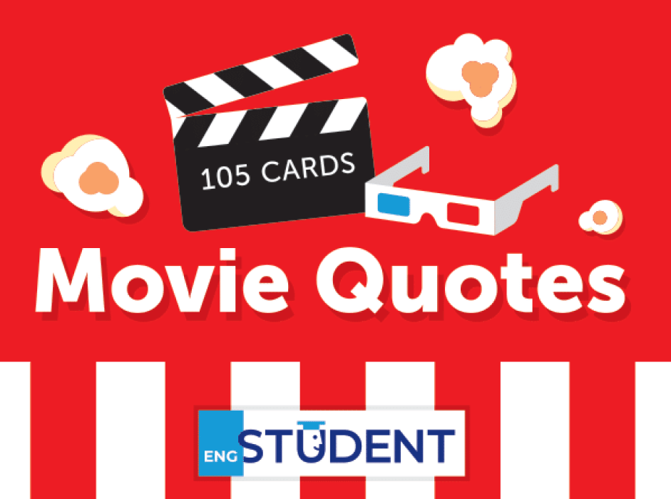 Обкладника "Карти для вивчення - Movie Quotes" - 1 Фото Превью "Карти для вивчення - Movie Quotes" - Фото №1