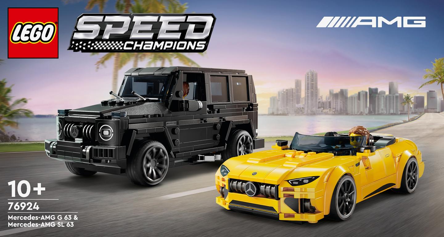 Конструктор LEGO Mercedes-AMG G 63 і Mercedes-AMG SL 63
