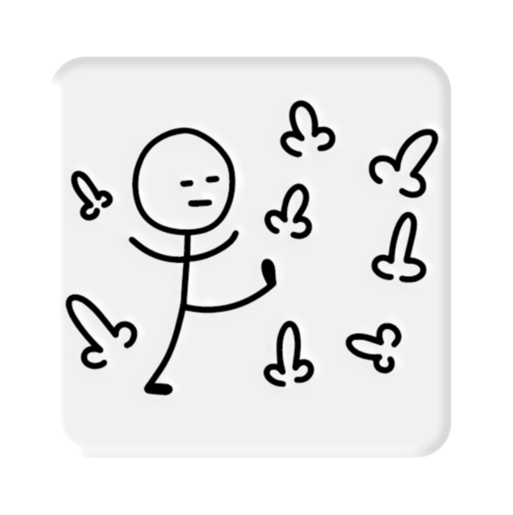 Обкладника "3D стікер «Все дістало»" Обкладинка "3D стікер «Все дістало»"