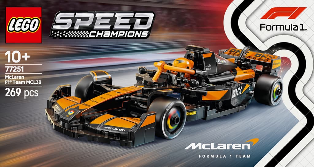 Обкладника "Конструктор LEGO Автомобіль для перегонів McLaren F1® Team MCL38" Обкладинка "Конструктор LEGO Автомобіль для перегонів McLaren F1® Team MCL38"