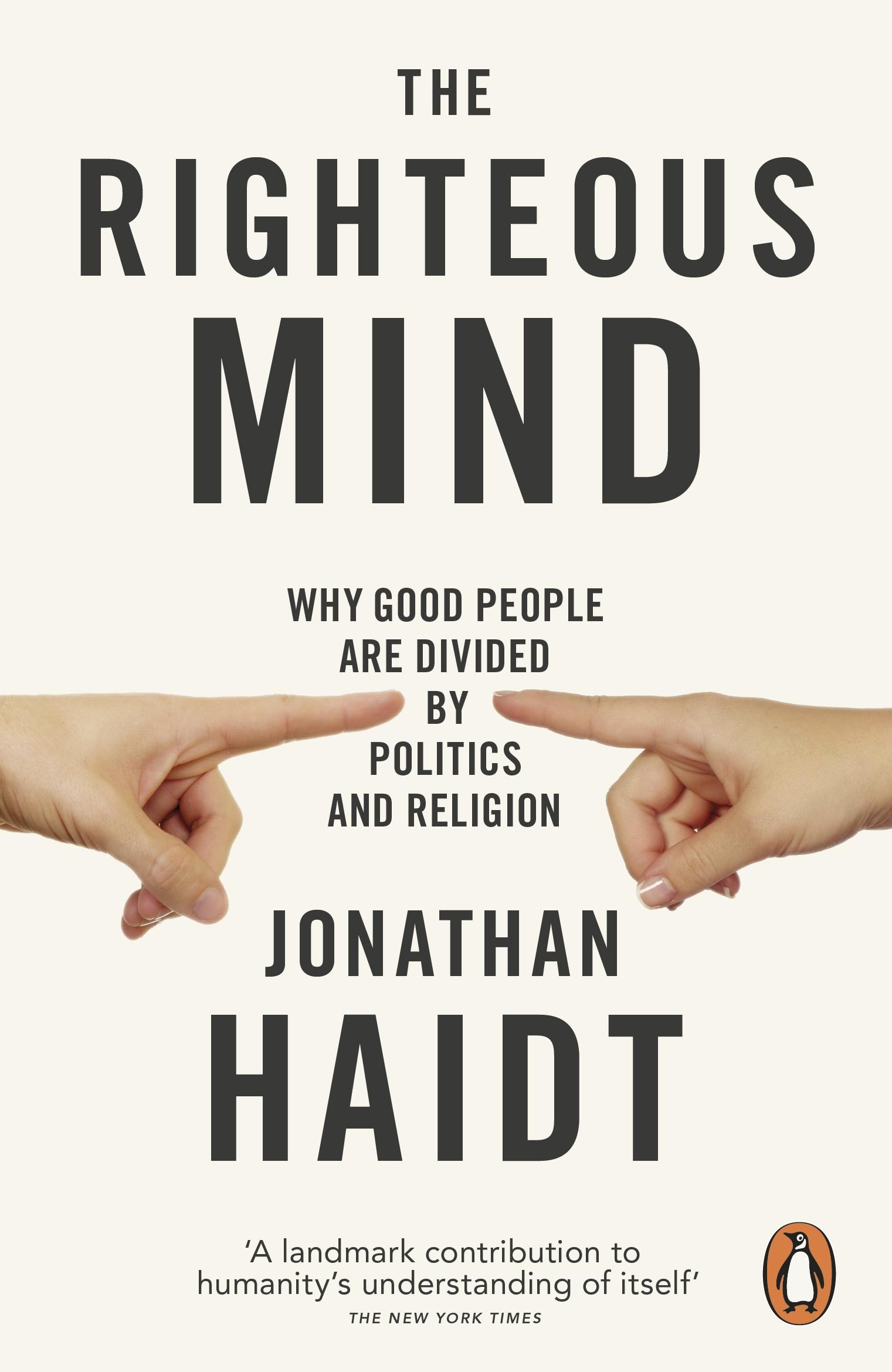 Обкладника "The Righteous Mind" Обкладинка "The Righteous Mind"