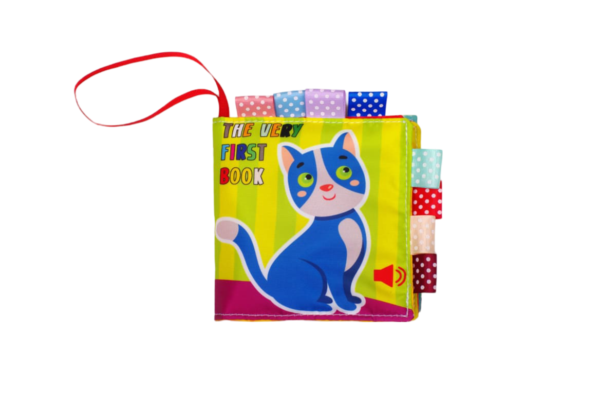 М'яка книжка-шурxотілка "Cat. The very first book"