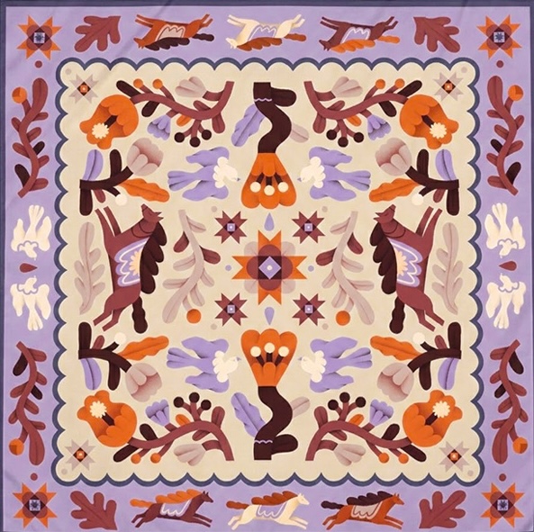 Хустинка "Бузкова мить"