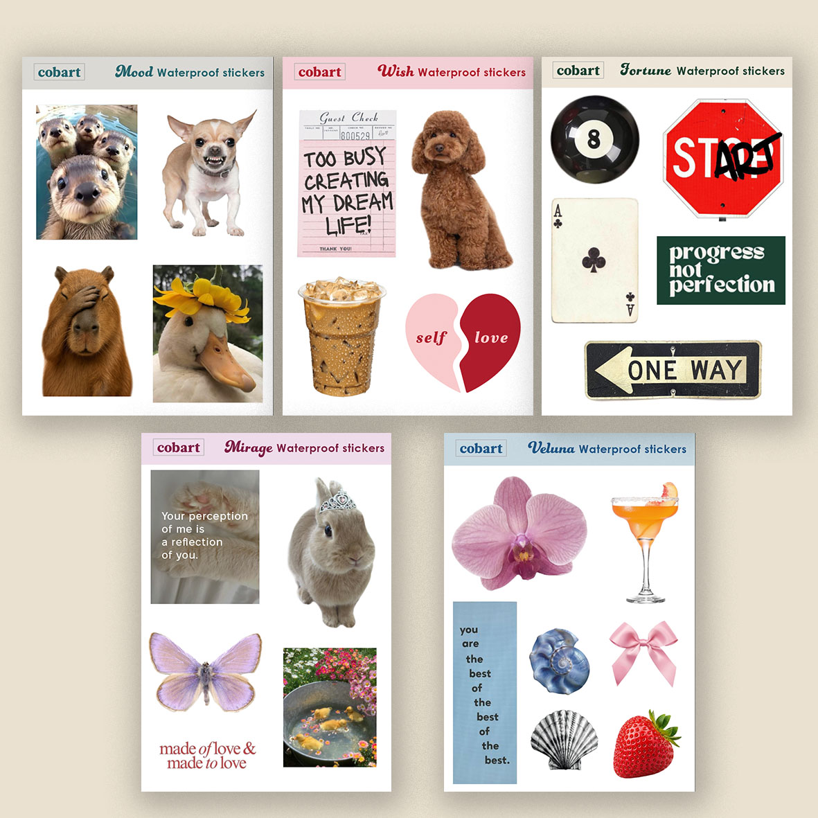 Набір стікерпаків "Pure"