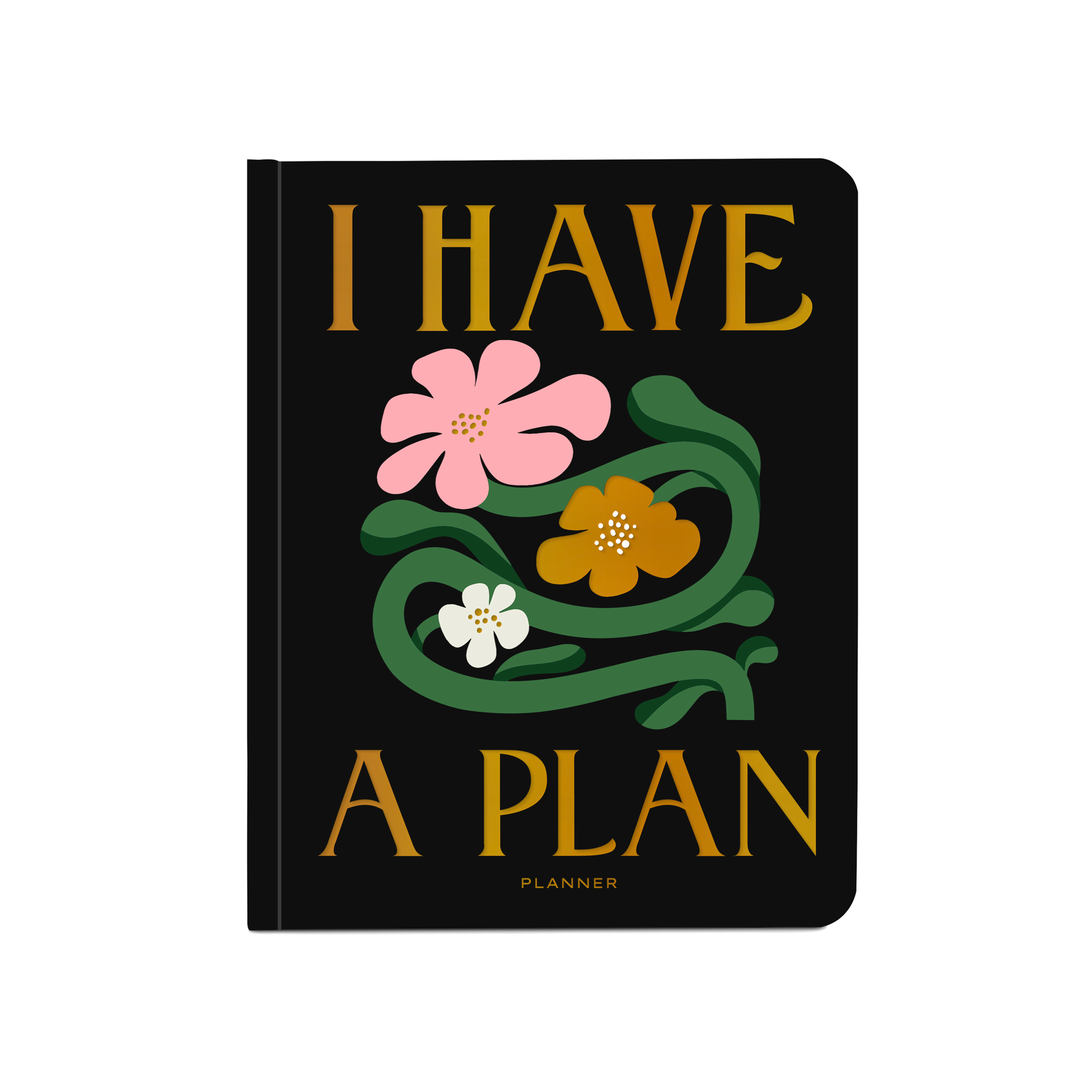 Блокнот для планування "I HAVE A PLAN" квіткова абстракція