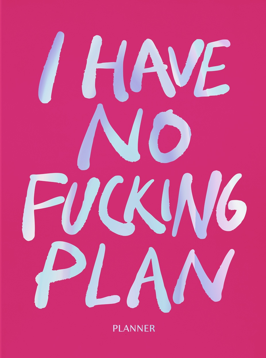 Блокнот для планування "I HAVE NO PLAN" рожевий
