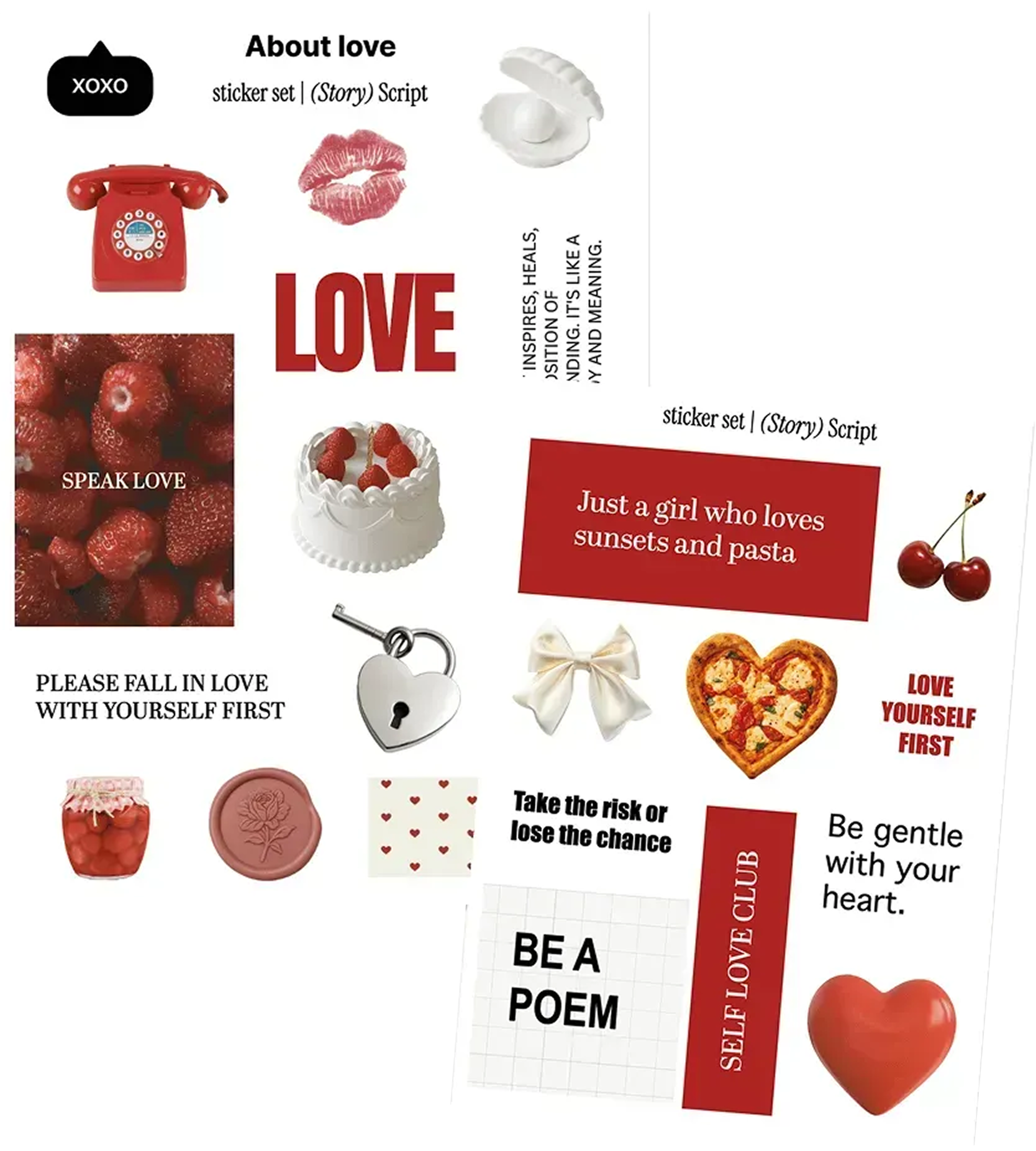 Стікери "About Love"