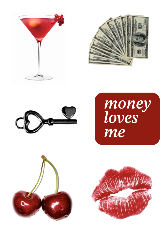 Стікерпак 3Д "Money loves me"
