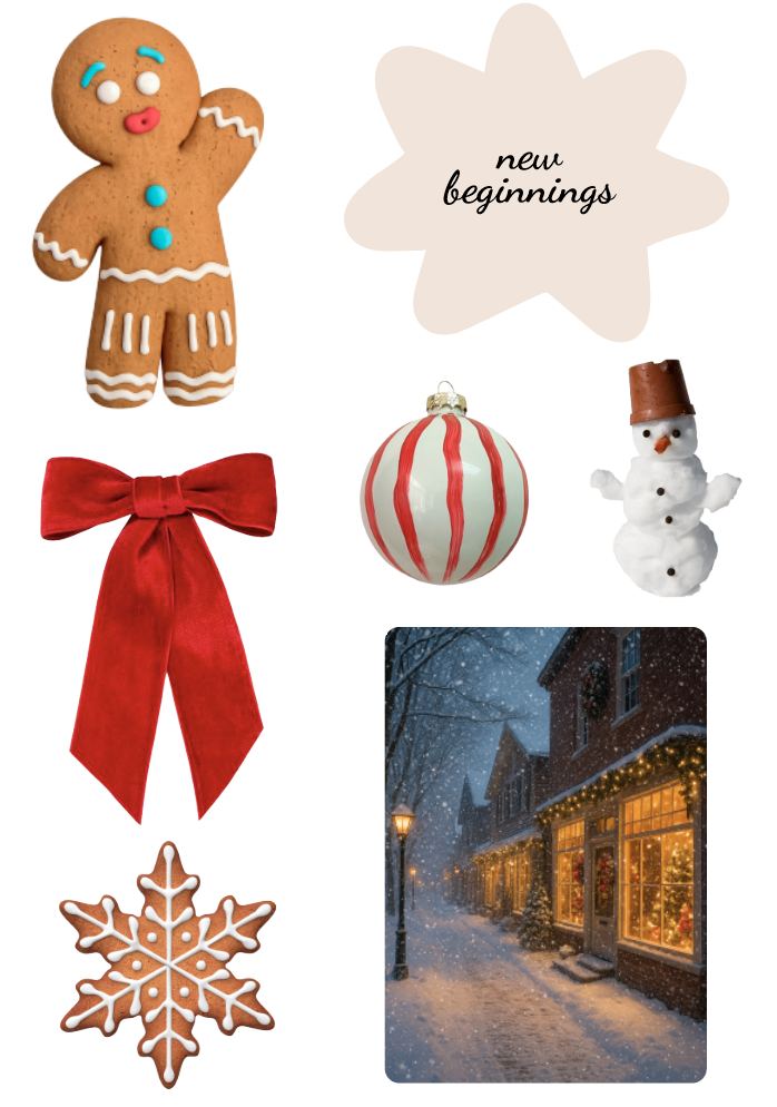 Об'ємні стікери "New year"