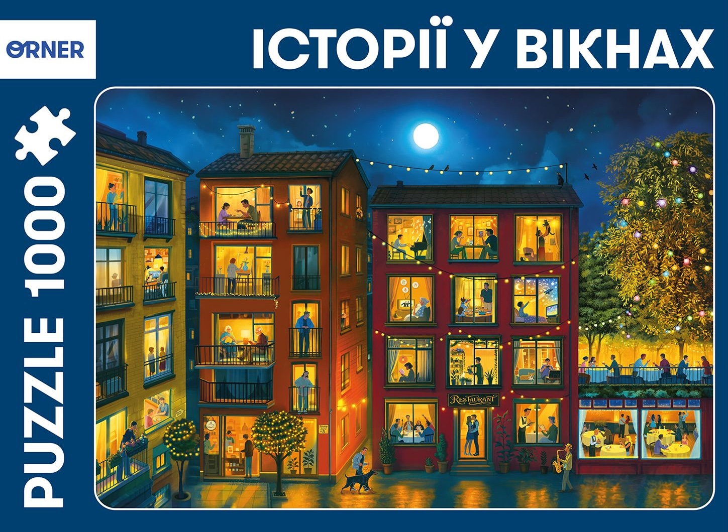 Пазли "Історії у вікнах" 1000 елементів