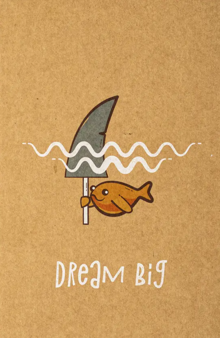 Еко-блокнот "Мрій" в крапку на пружині