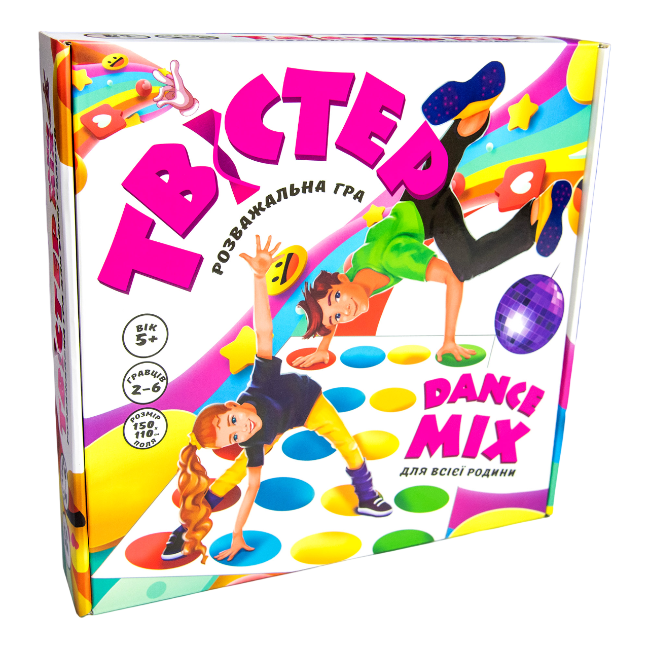 Розважальна гра "Твістер dance mix"