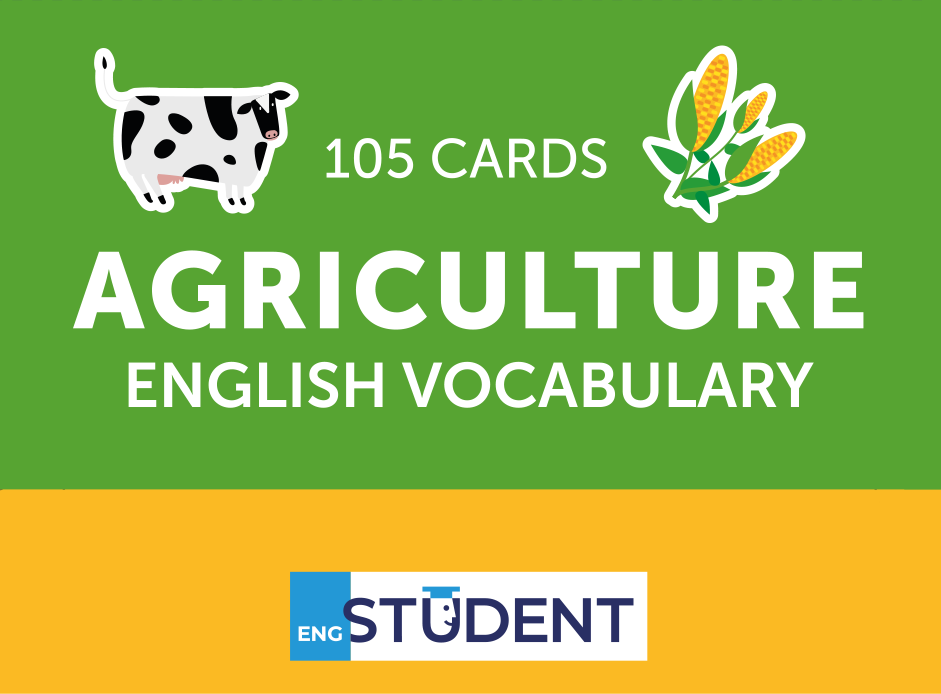 Картки для вивчення - Agriculture English Vocabulary