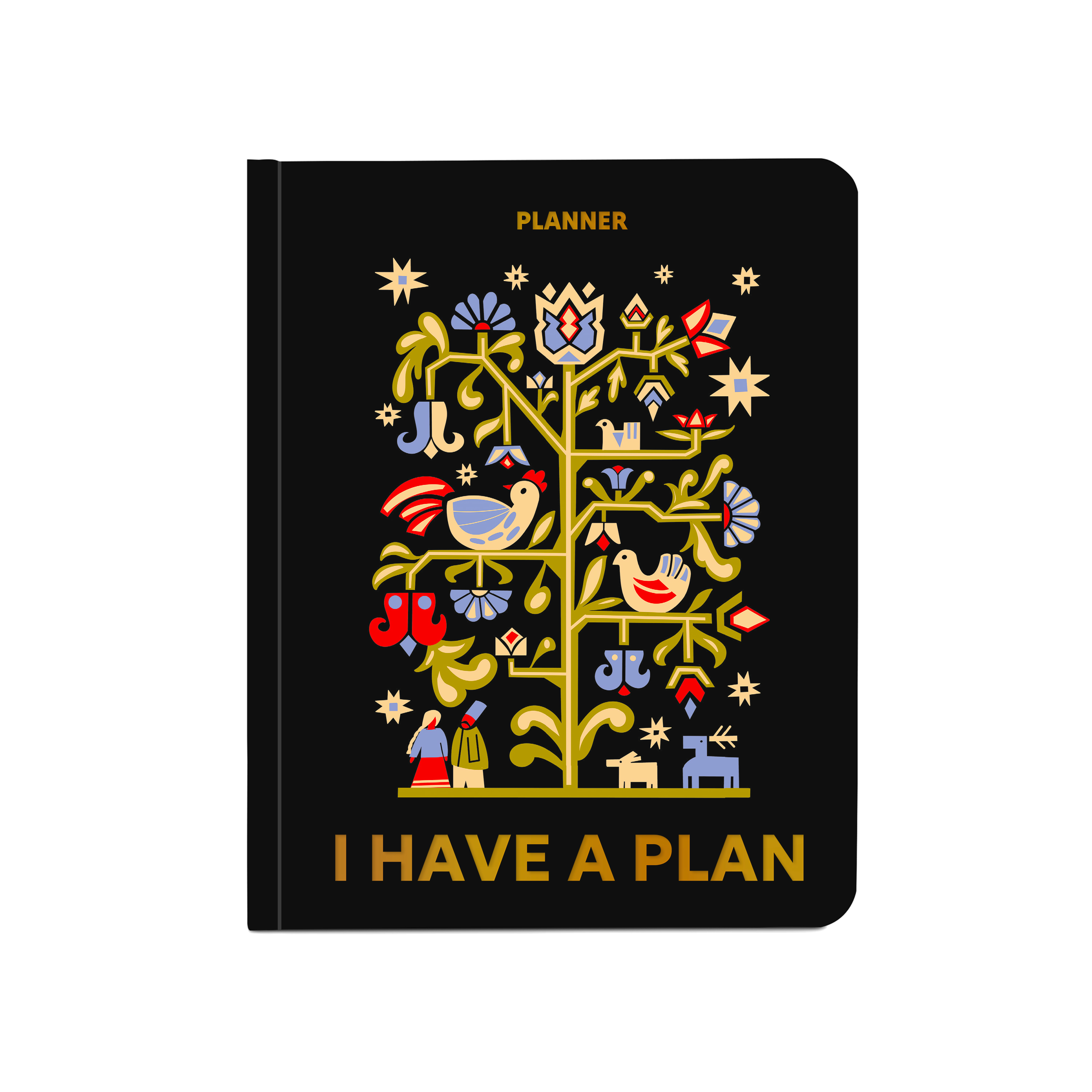 Блокнот для планування "I HAVE A PLAN" з орнаментом
