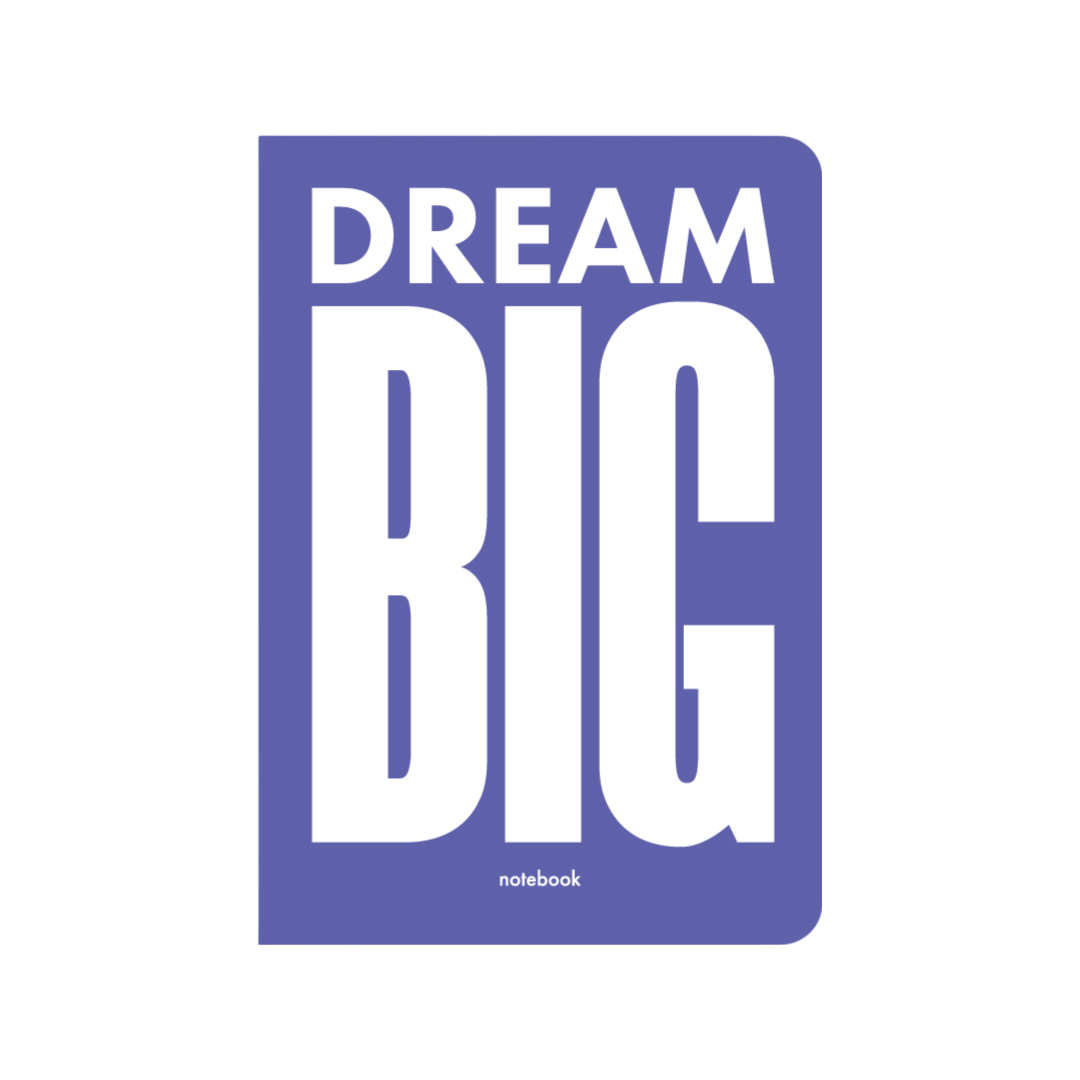 Блокнот "Dream BIG" фіолетовий
