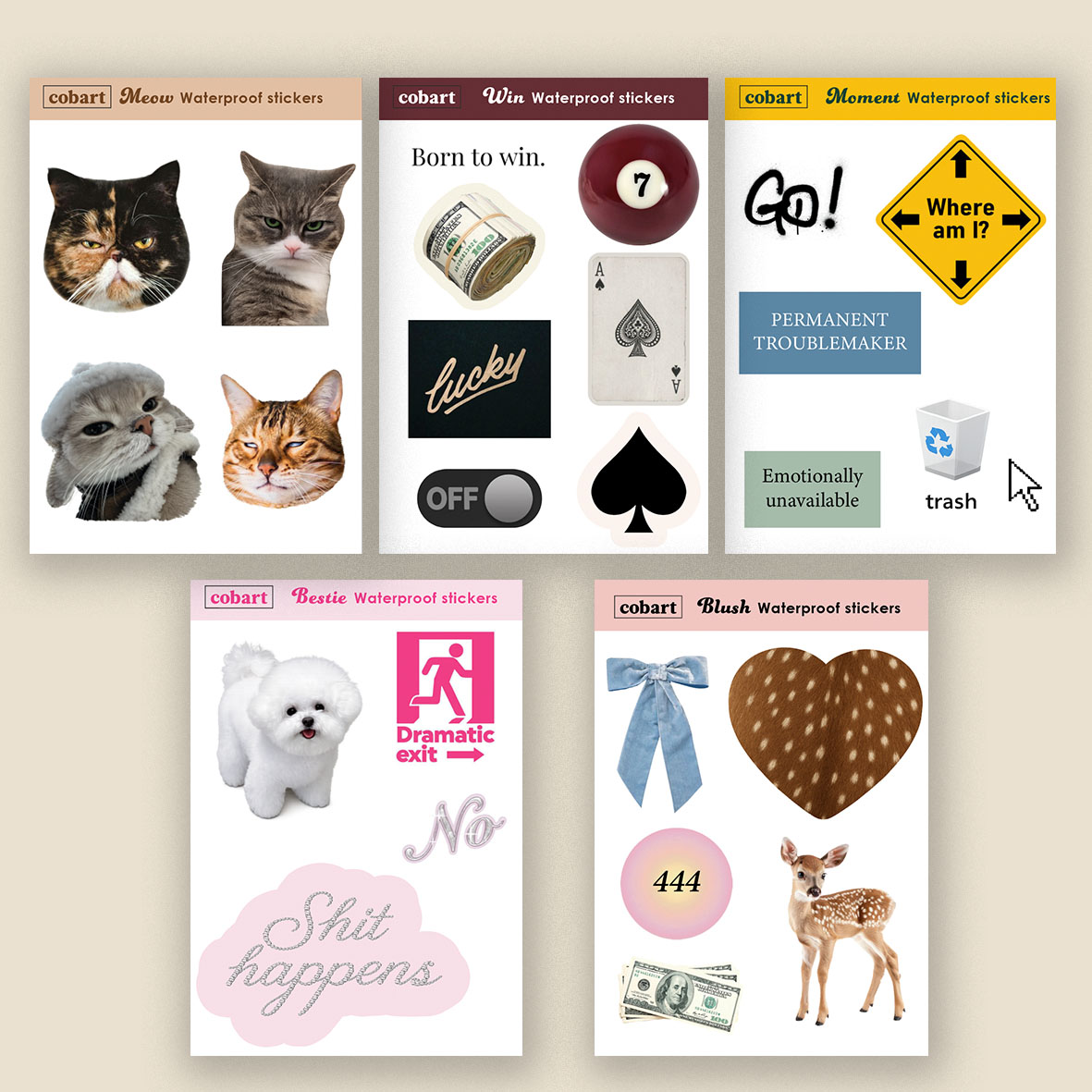 Набір стікерпаків "Garnet"