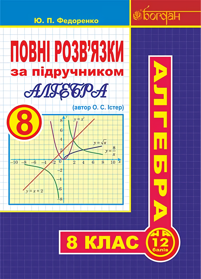 Повні розв'язки за підручником "Алгебра. 8 клас" (автор...