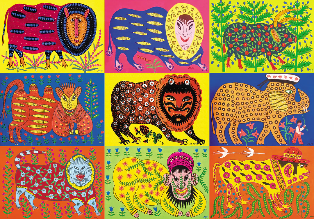 Пазл дерев'яний "Звірі Примаченко"