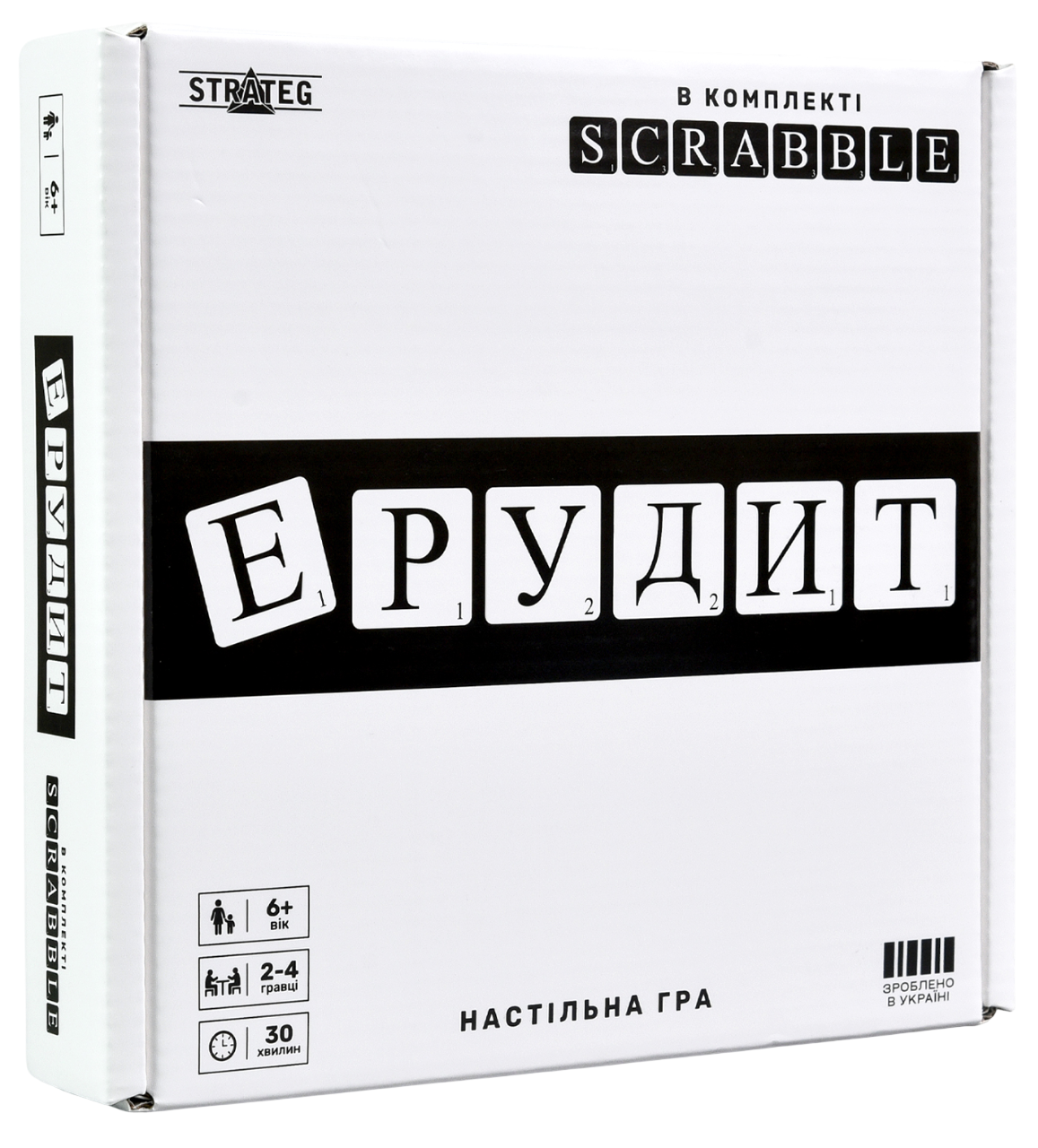 Настільна гра "Ерудит чорно-білий"