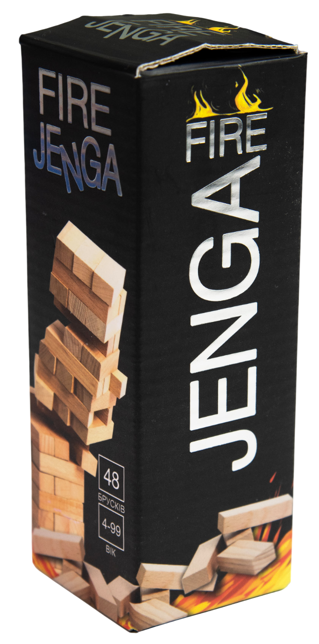 Настільна гра "Fire Jenga 48 брусків"