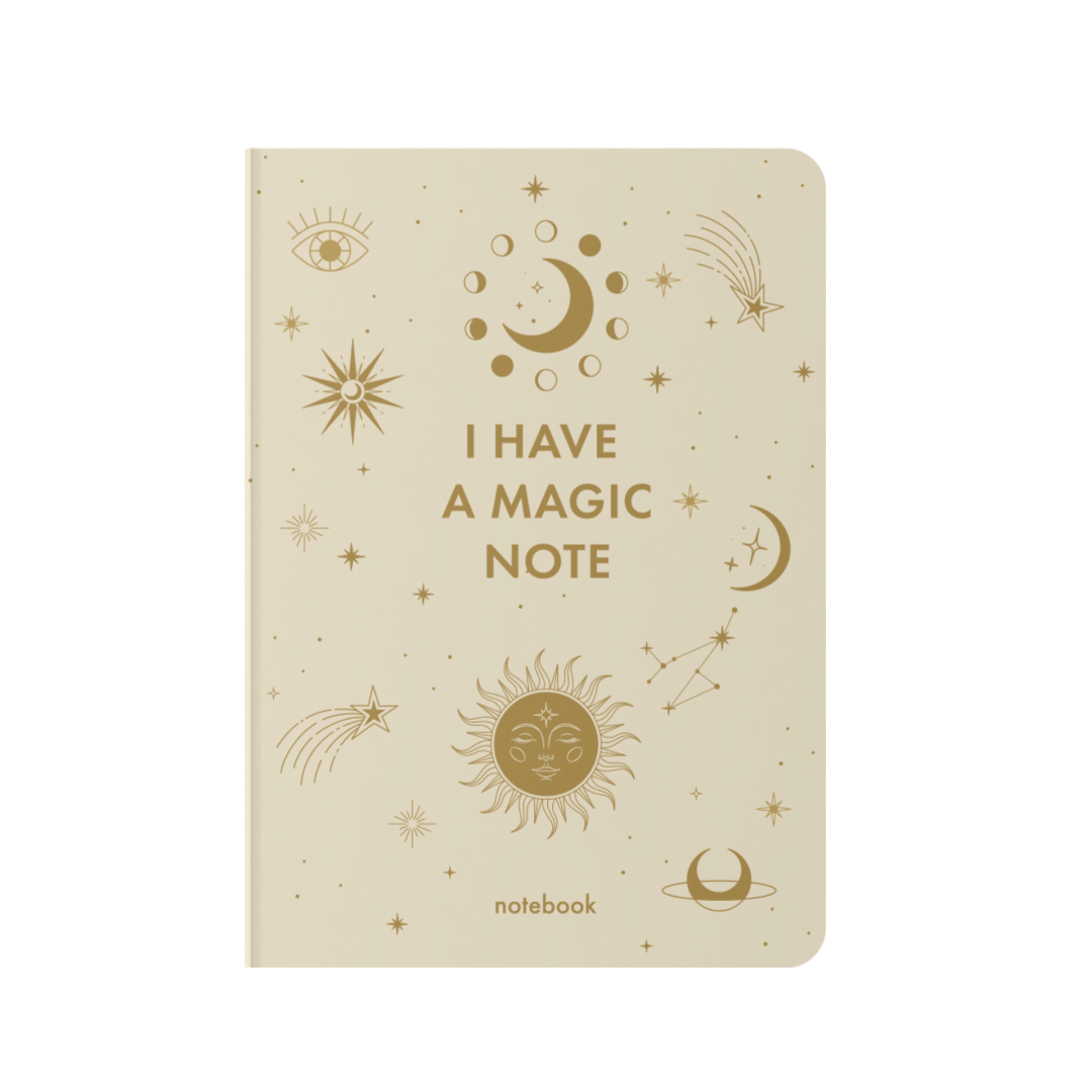 Блокнот "I have MAGIC plan" бежевий