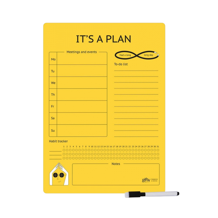 Магнітний планер "It's a plan"