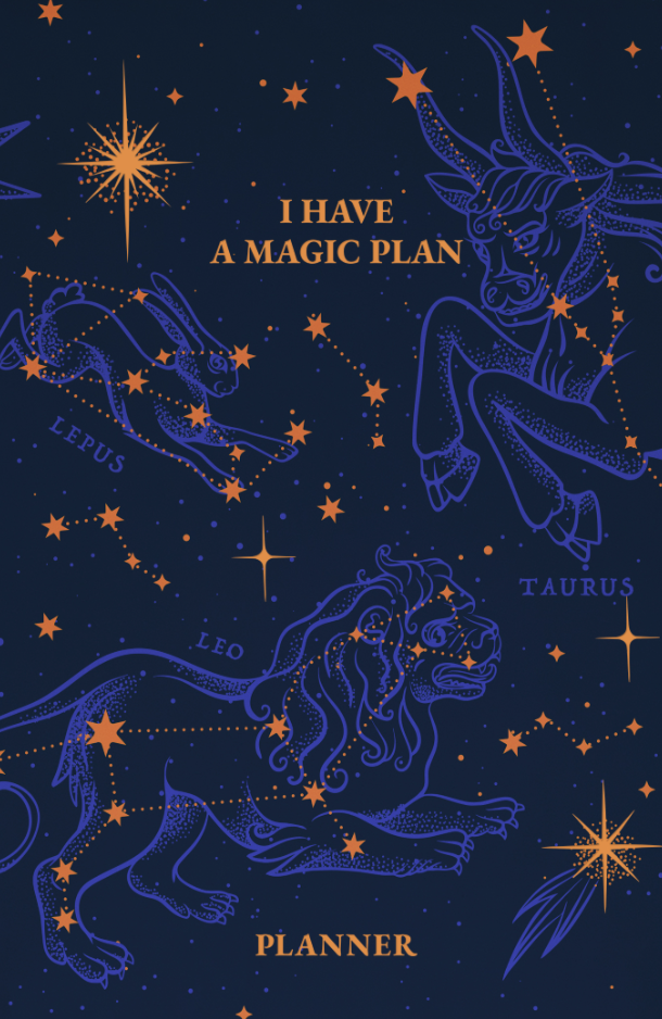 Блокнот для планування "I HAVE A MAGIC PLAN mini" синій