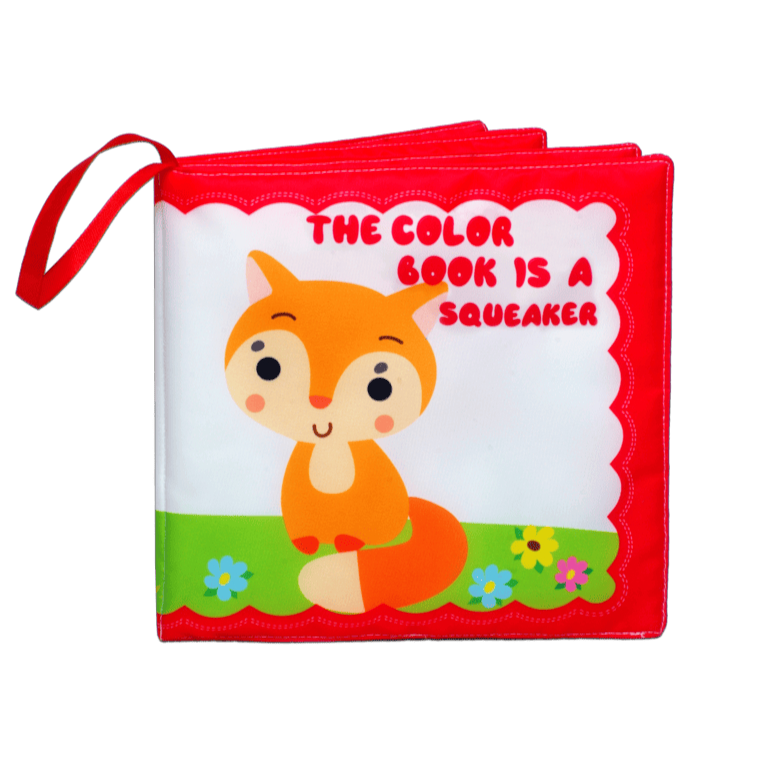 Велика м'яка кольорова книжка "Руде кошеня". Англійською